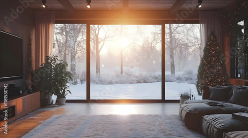 Cozy Winter Living Room Sho...