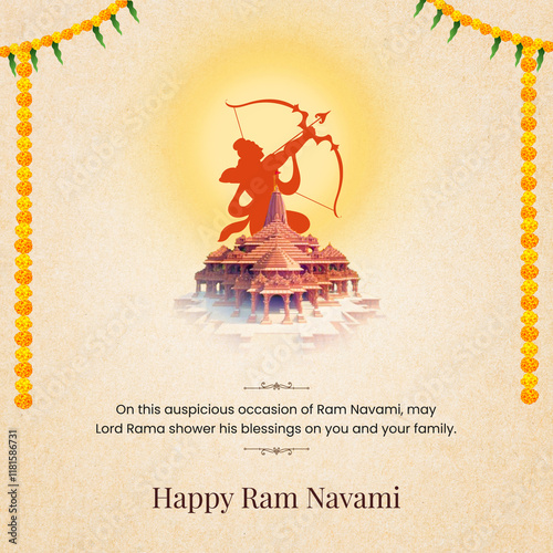 Shri Ram of Janmbhoomi, Happy Ram Navami photo