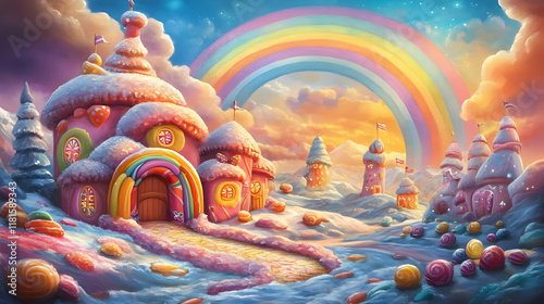 Candy Castles Shine Under R...