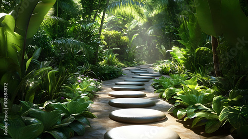 Jungle Path Leads Through L...