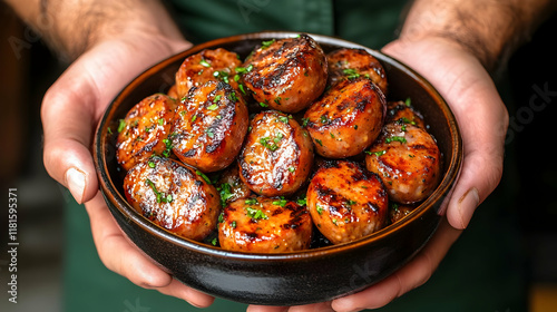 Grilled Sausage Makes Delic...