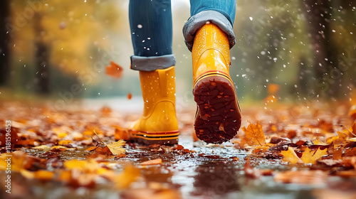 Autumn Walk: Splashing Thro...