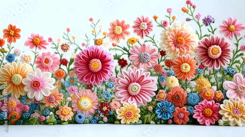 Colorful Flowers Bloom Beau...