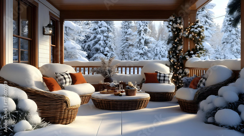 Winter Porch Decor Creates ...