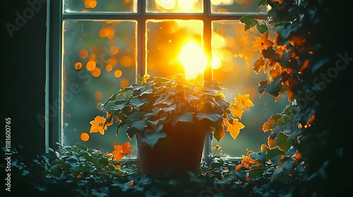 Golden Hour Plant Blooms Be...
