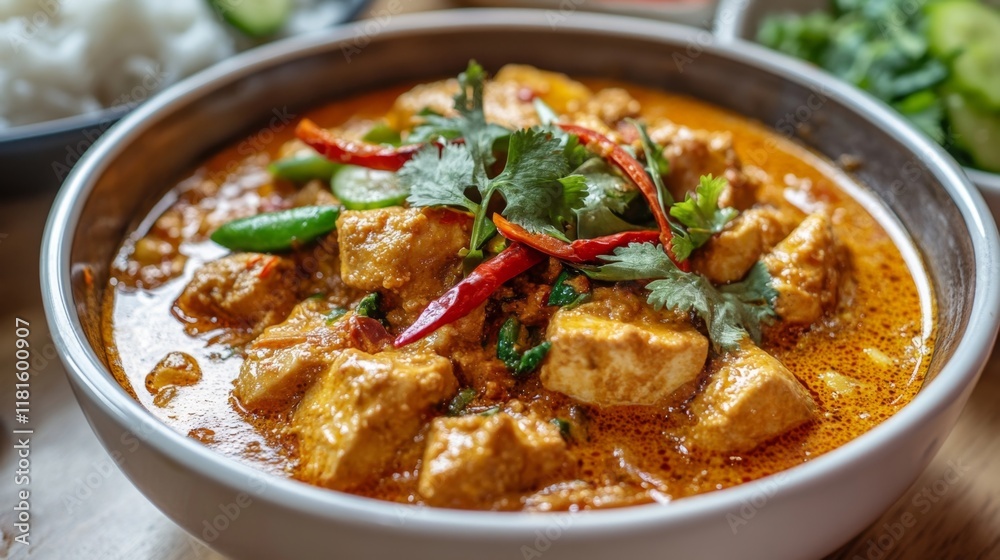 Chicken Curry in a Bowl - A Flavorful Culinary Delight Chicken Curry in a Bowl - A Flavorful Culinary Delight