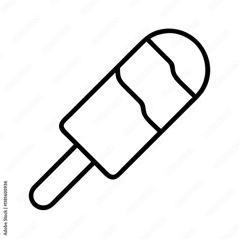 ice pop icon, foods line art, foods vector - simple black line art icon of ice pop perfect for logos, and foods -themed designs. ice pop icon, foods line art, foods vector - simple black line art icon of ice pop perfect for logos, and foods -themed designs.