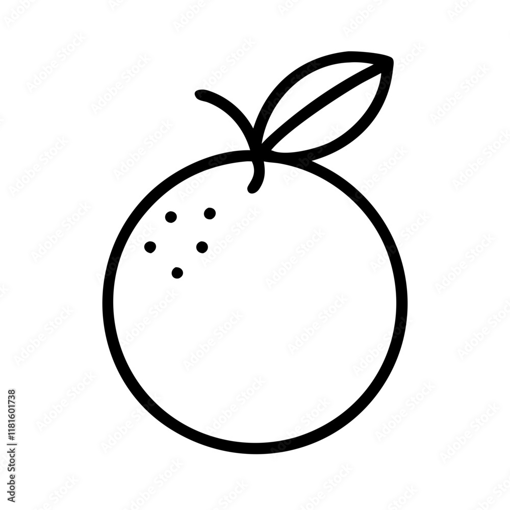 orange icon, foods line art, foods vector - simple black line art icon of orange perfect for logos, and foods -themed designs. orange icon, foods line art, foods vector - simple black line art icon of orange perfect for logos, and foods -themed designs.