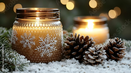 Christmas Candles Glow with...
