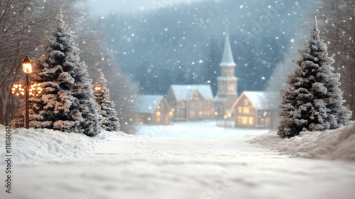 Winter Village Snow Falls G...