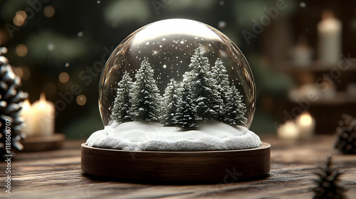 Snow Globe Shows Winter Won...