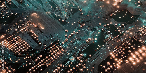 Emerald Digital Cascade: The Flow of Data in a Virtual Universe