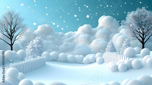 Winter Wonderland Snow Fall...