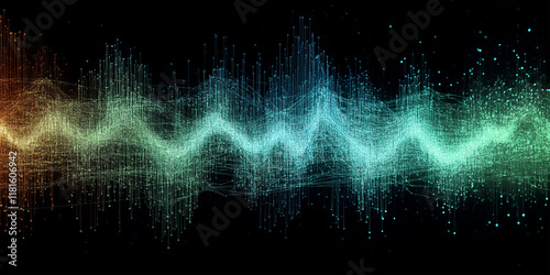 Emerald Digital Cascade: The Flow of Data in a Virtual Universe