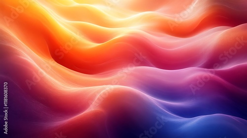 Wallpaper Mural Abstract colorful wavy background. (2) Torontodigital.ca