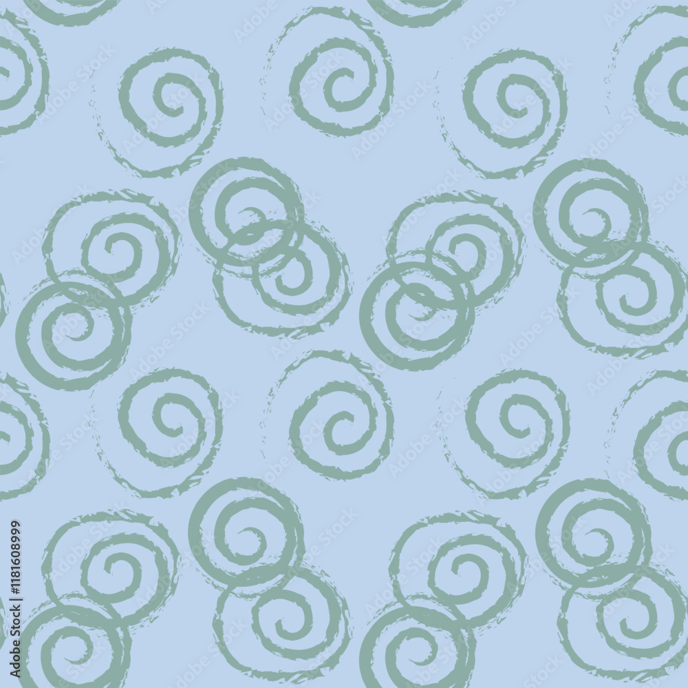 Obraz premium Vector abstract grunge doodles seamless pattern.