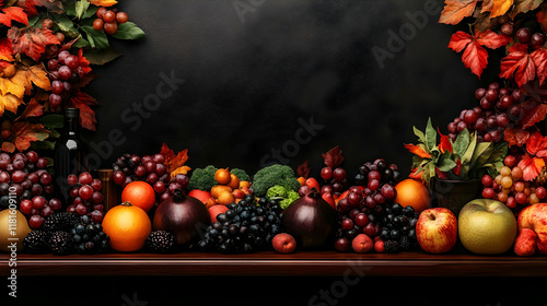 Autumn Harvest Bounty: Frui...