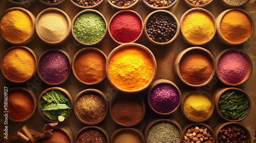 Spices and Herbs Fill Bowls...