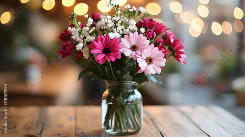 Pink and White Flowers Bloo...