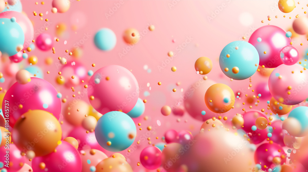 Vibrant Abstract Background with Colorful Bubbles and Particles Illustration Perfect for Celebrations and Creative Designs Vibrant Abstract Background with Colorful Bubbles and Particles Illustration Perfect for Celebrations and Creative Designs