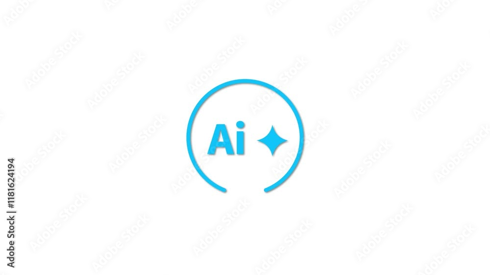 Animated AI Button - Interactive AI Icon with Dynamic Motion Effects 4k animated Animated AI Button - Interactive AI Icon with Dynamic Motion Effects 4k animated