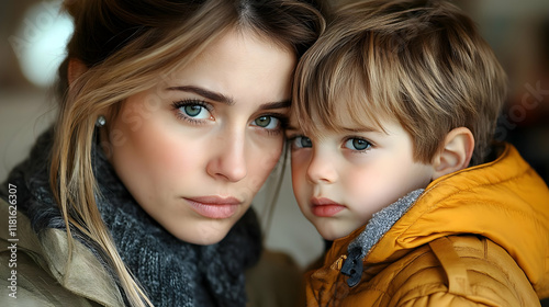 Mother and Child Share a Qu...