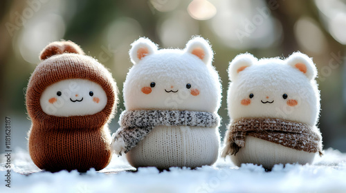 Adorable Knitted Toys Enjoy...