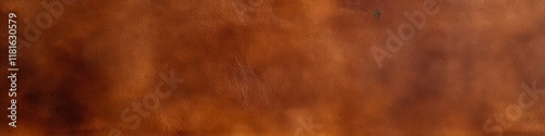 Buckskin Background - Brown Rustic Leather Texture with Suede Surface. Panoramic Banner with Rich Skin Structure