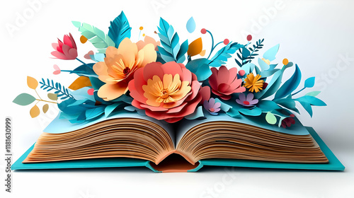 Paper Flowers Bloom from Op...