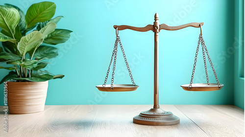 Balance Scales Symbolize Eq...