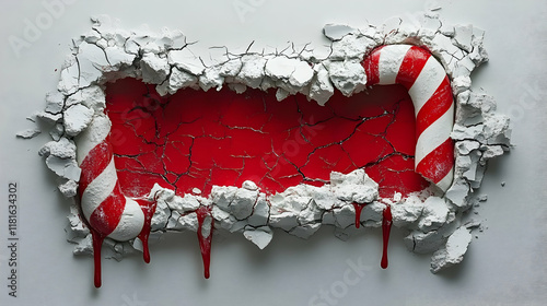 Red and White Candy Canes D...