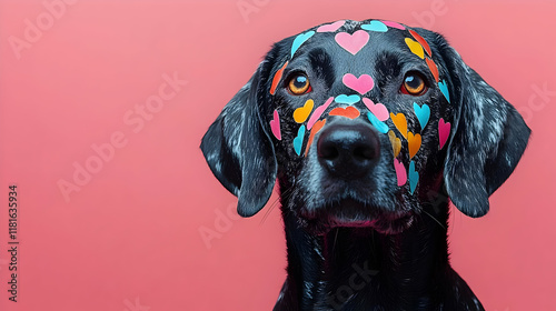 Dog Shows Love with Colorfu...