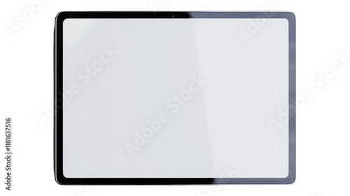High-Quality Tablet Mockup with Blank Screen for Digital Design Presentations