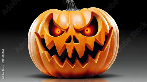 Spooky Halloween Pumpkin Gl...