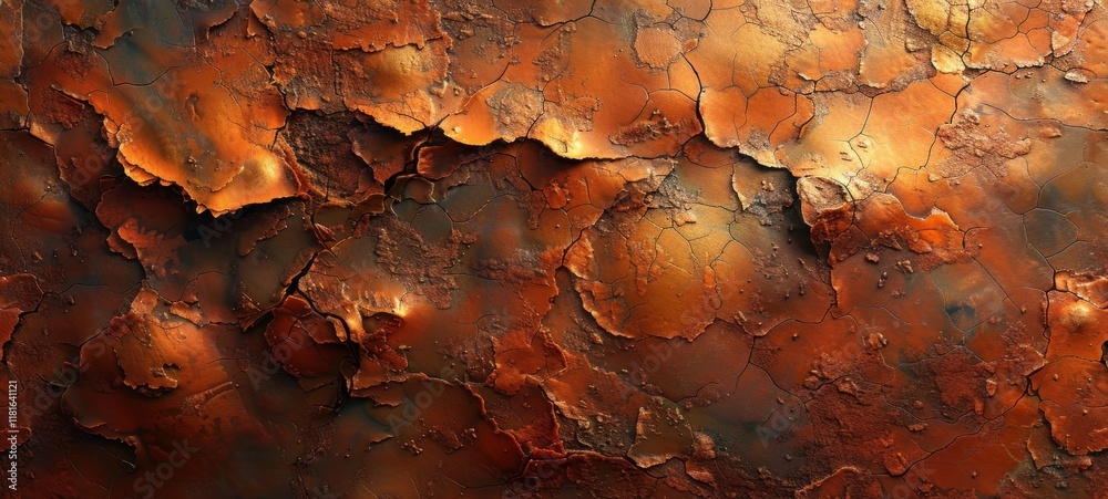 Fototapeta premium Rusty Metal Surface, Abstract Background for Design