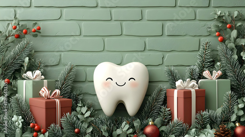 Healthy Tooth Smiles Bright...