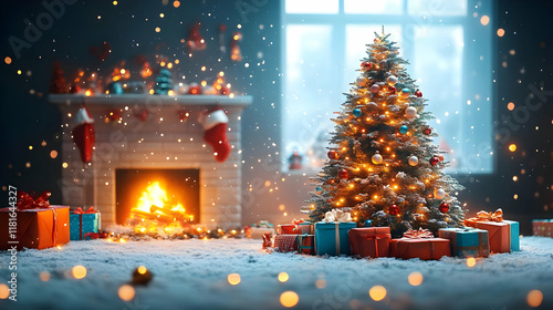 Christmas Tree Sparkles Bri...