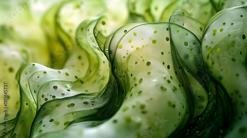 Green Algae Forms Creates U...
