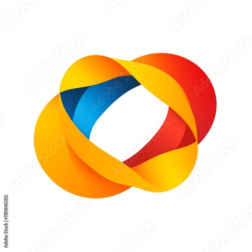 Free Download Vibrant abstract logo design with colors. - GFXLoad