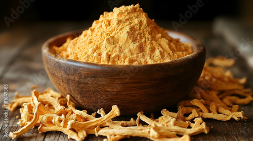 Dried Mushrooms Powder and ...