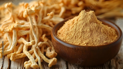 Mushroom Powder and Dried M...