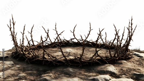 Crown of Thorns Lies on Roc...