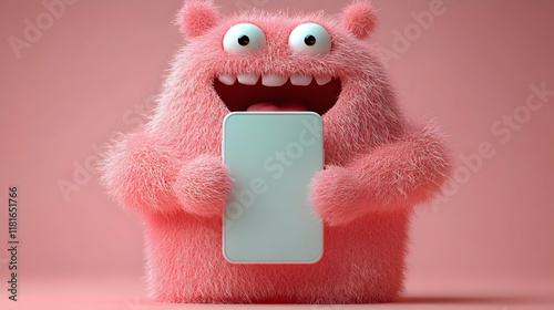 Fluffy Pink Creature Shows ...