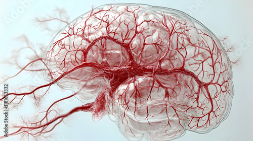 Brain Blood Vessels Circulatory System Anatomy Medical Veins Arteries
