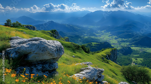 Mountains Meet Valley in Lu...