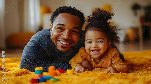 Father and Daughter Play wi...