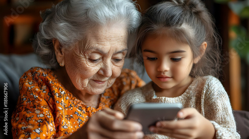 Grandmother and Granddaught...