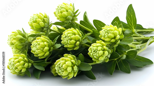 Green Flowers Bloom Beautif...