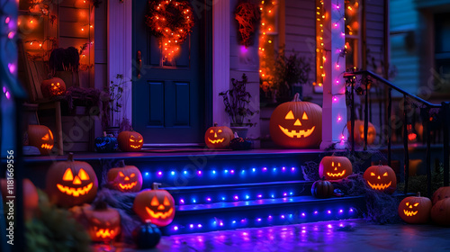 Spooky Halloween Porch Deco...