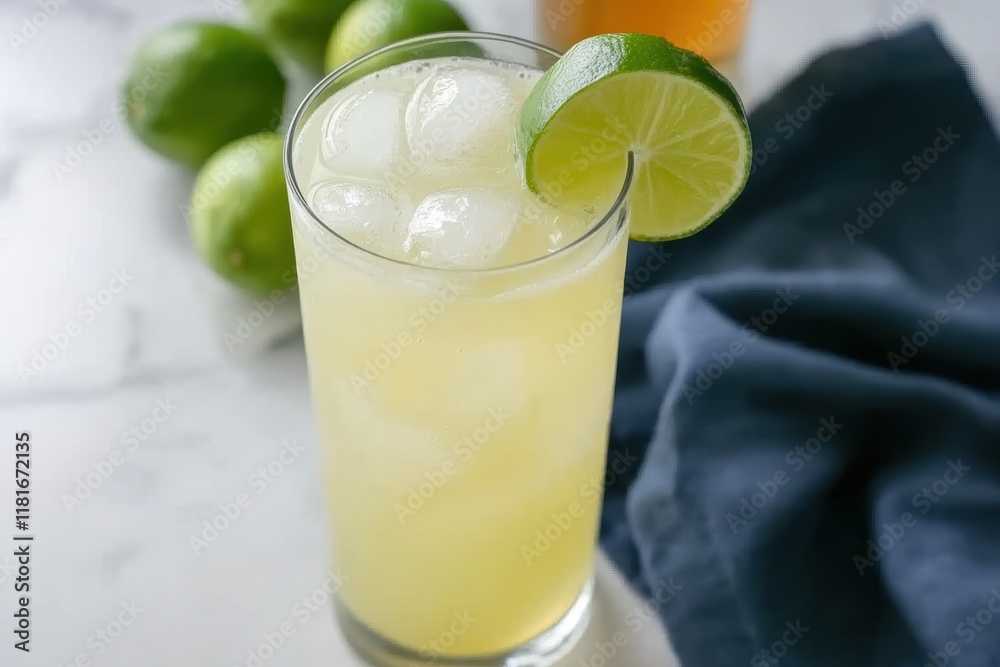 Refreshing Ginger Ale with Lemon and Lime Refreshing Ginger Ale with Lemon and Lime